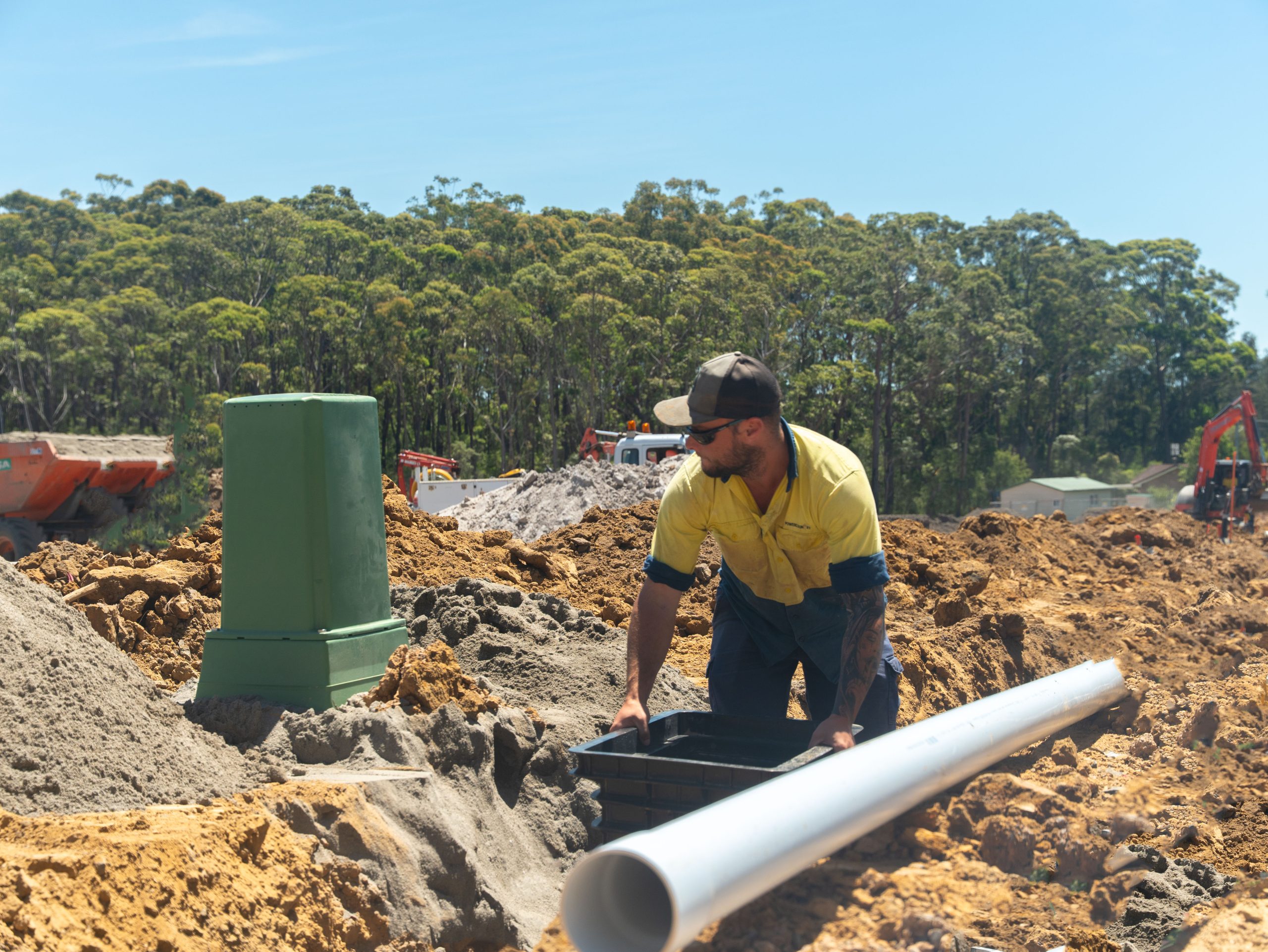 On the Job with POWERCOUNTRY performing NBN Pit & Pipe Services