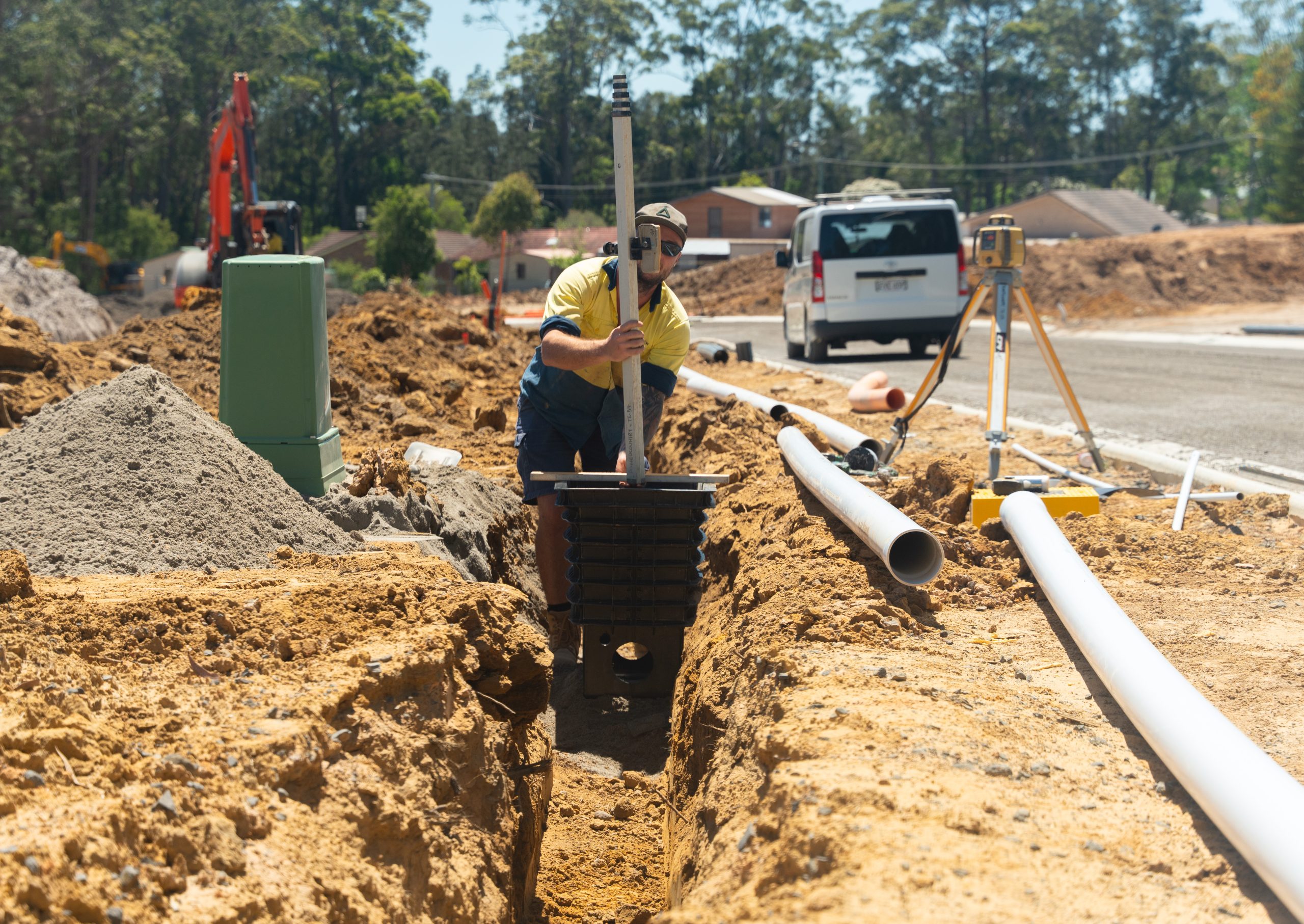 On the Job with POWERCOUNTRY performing NBN Pit & Pipe Services