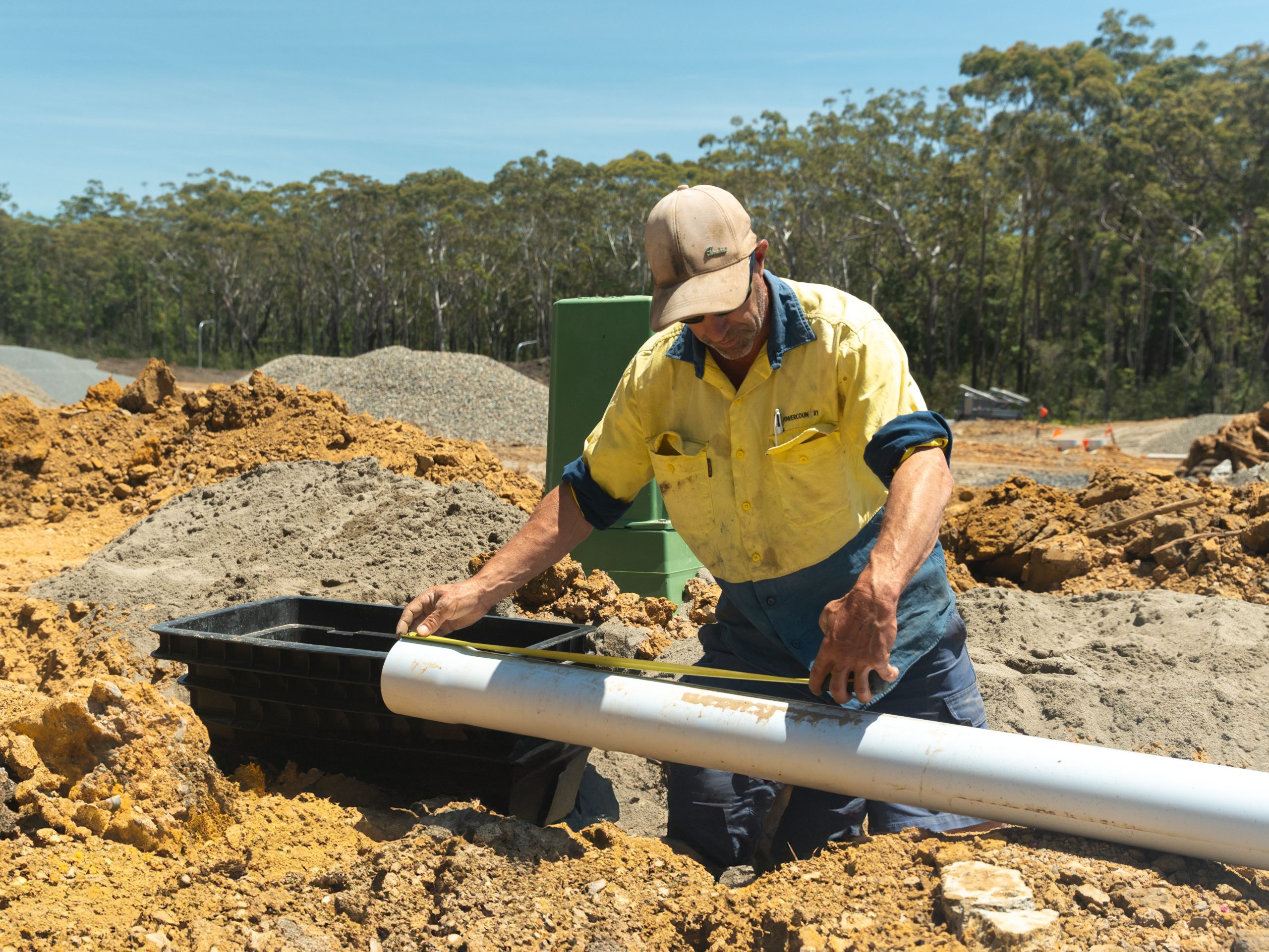 On the Job with POWERCOUNTRY performing NBN Pit & Pipe Services